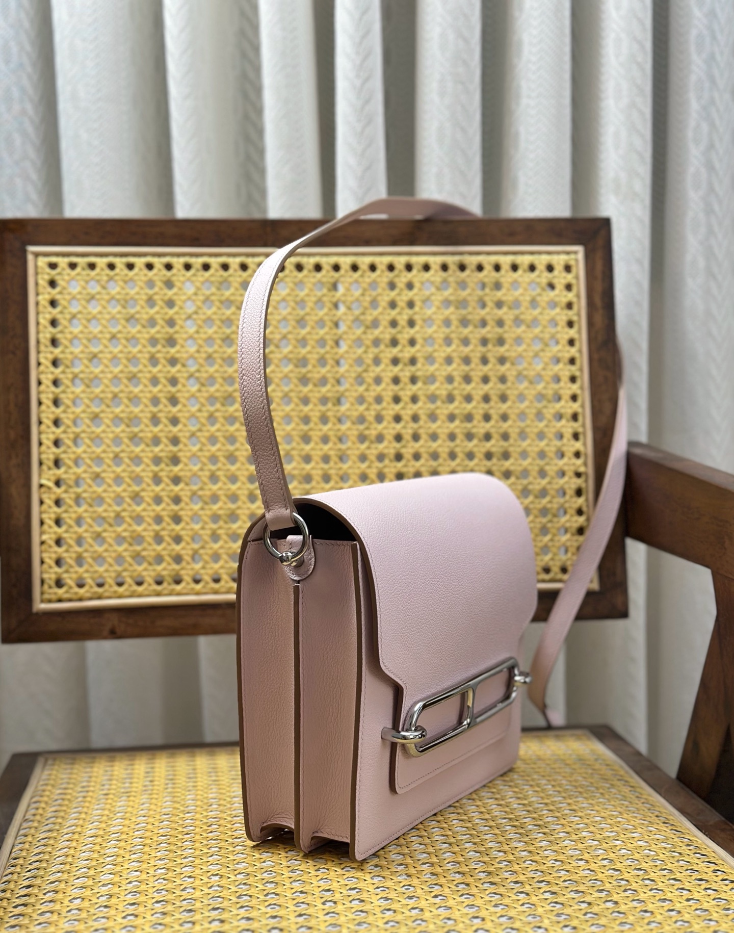 Hermès Hermes Roulis /24cm pig nose Eveleather