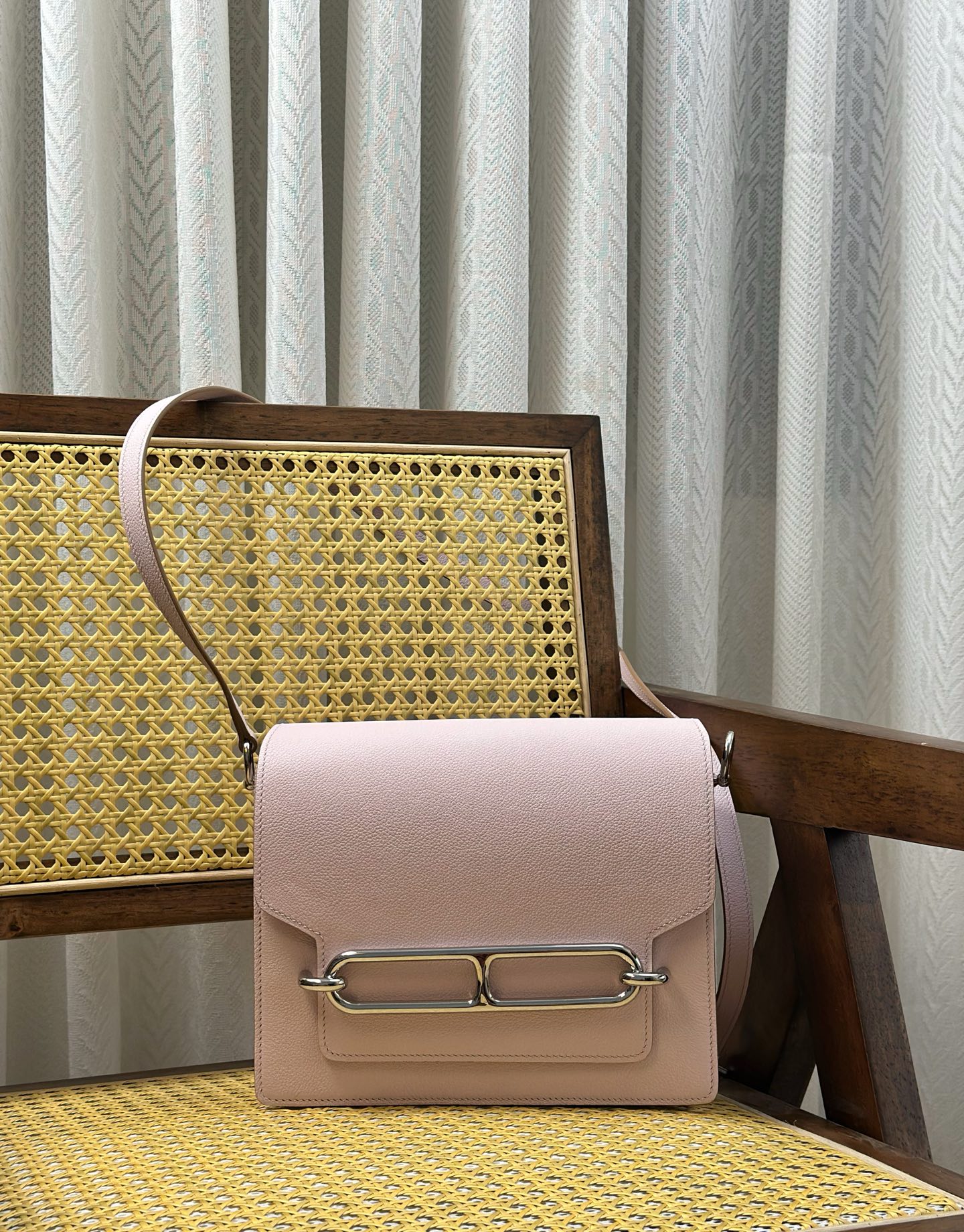 Hermès Hermes Roulis /24cm pig nose Eveleather