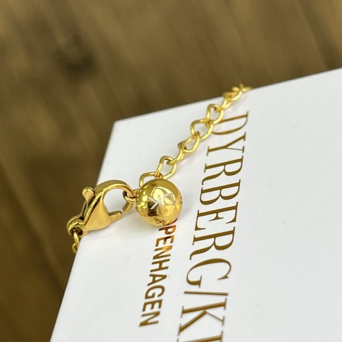 Dyrberg/Kern Gold-Plated Necklace with CNC Engraved Logo Pendant 29 Dyrberg/Kern Gold-Plated Necklace with CNC Engraved Logo Pendant