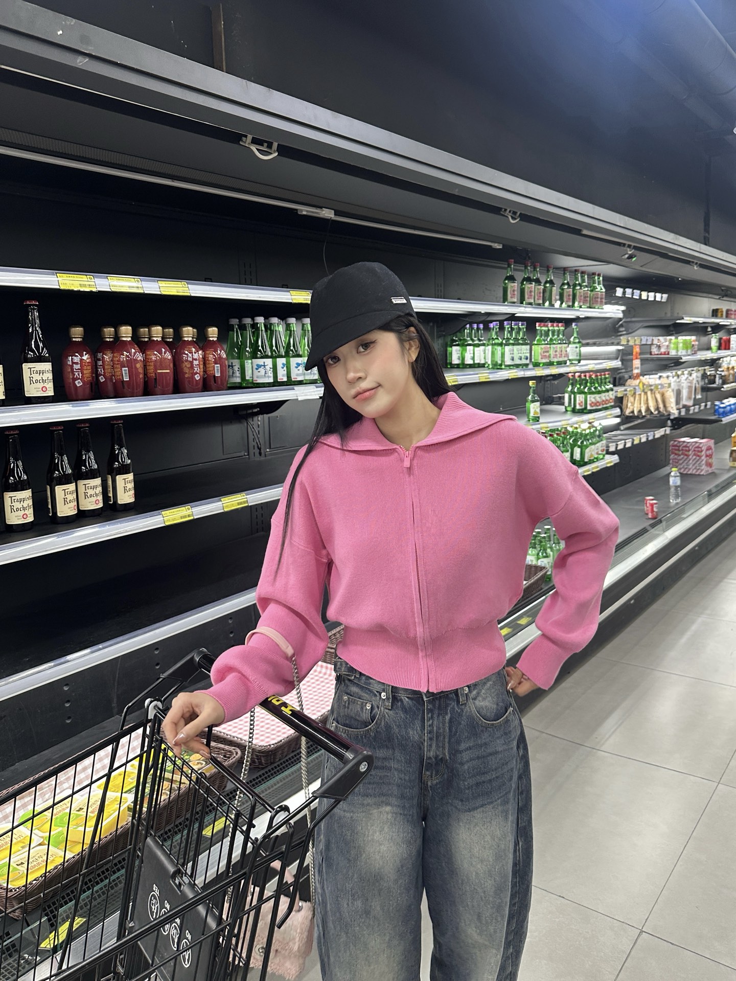 Alo long sleeve lounge pink yoga