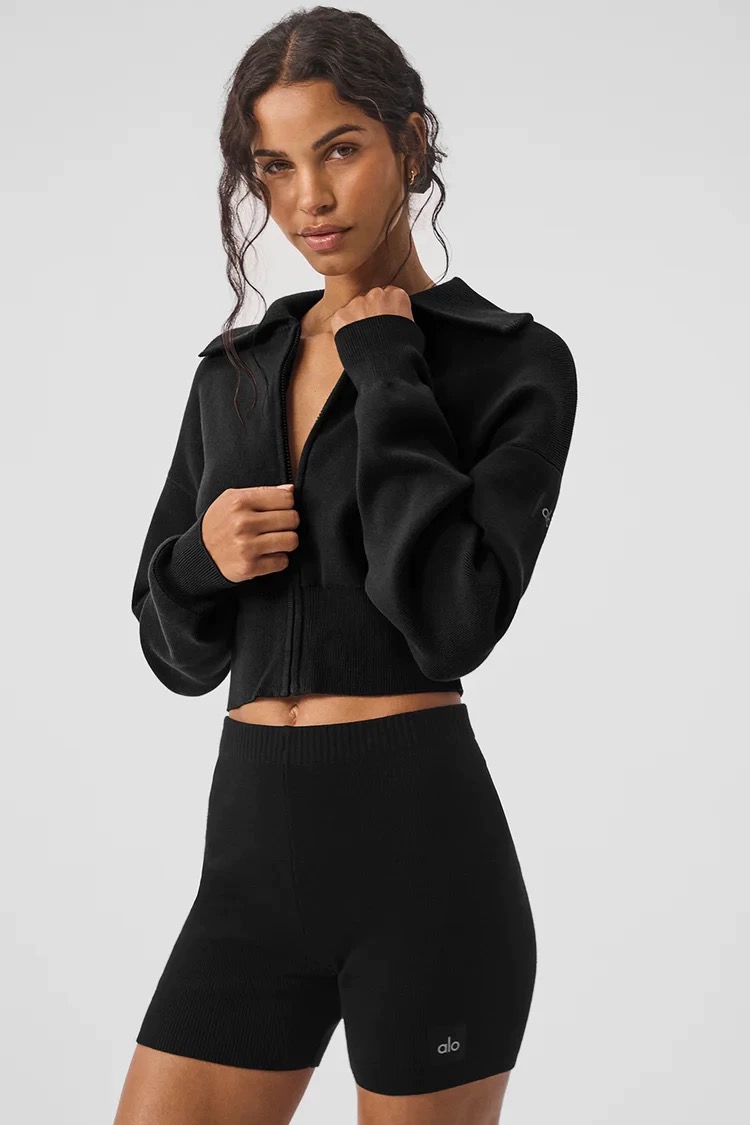 Alo long sleeve everyday black yoga