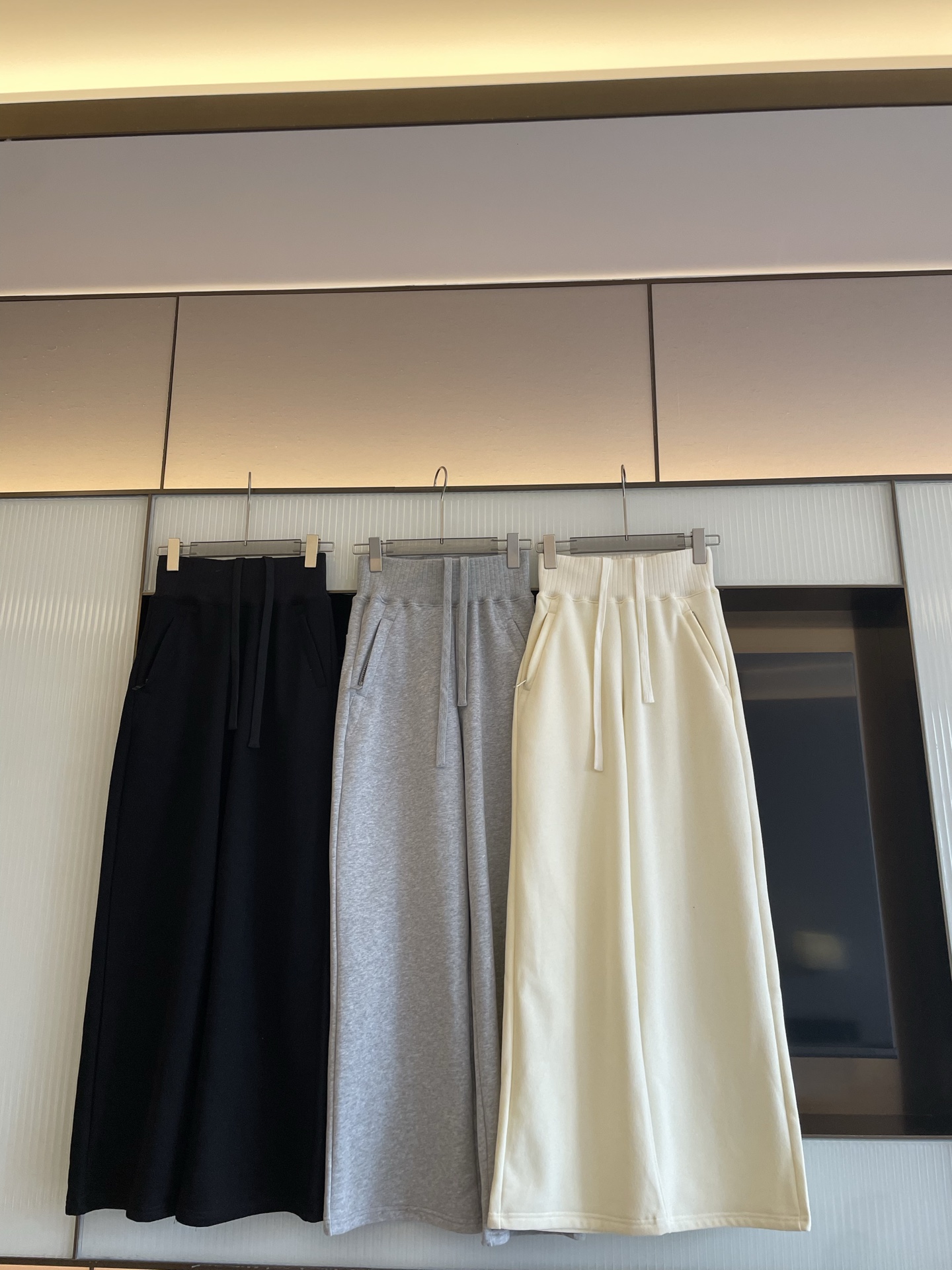 Alo Leggings ALO plus velvet threaded wide-leg pants yoga