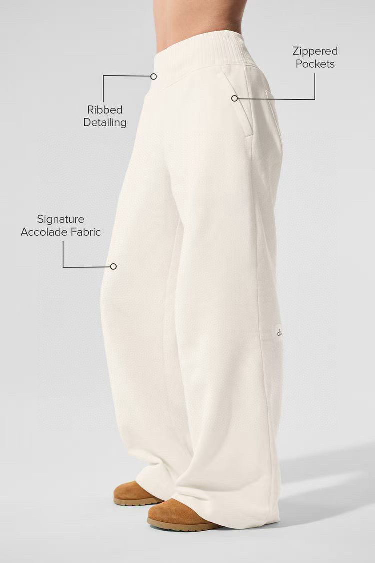 Alo Leggings ALO plus velvet threaded pants yoga