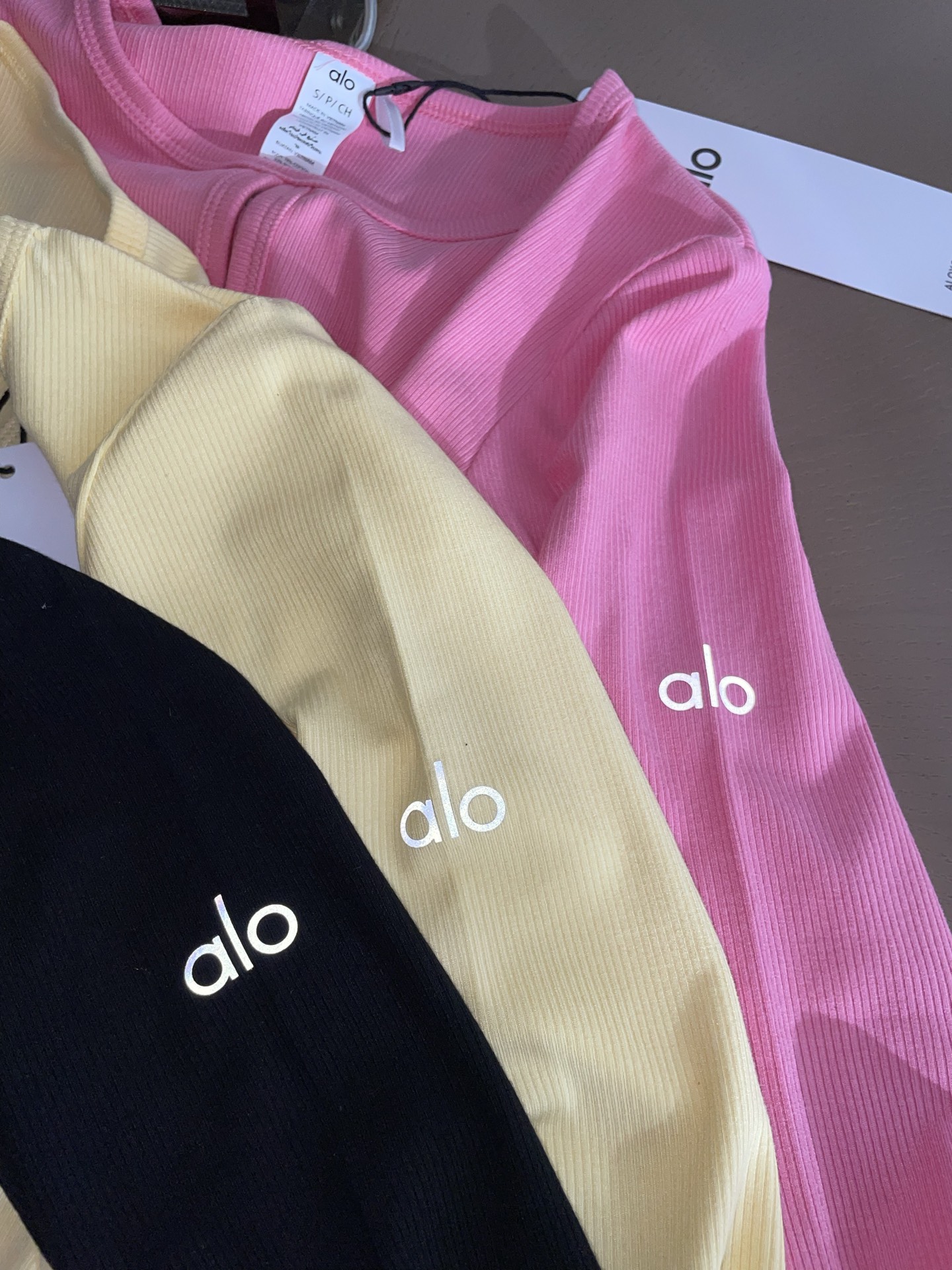 Alo long sleeve everyday pink yoga