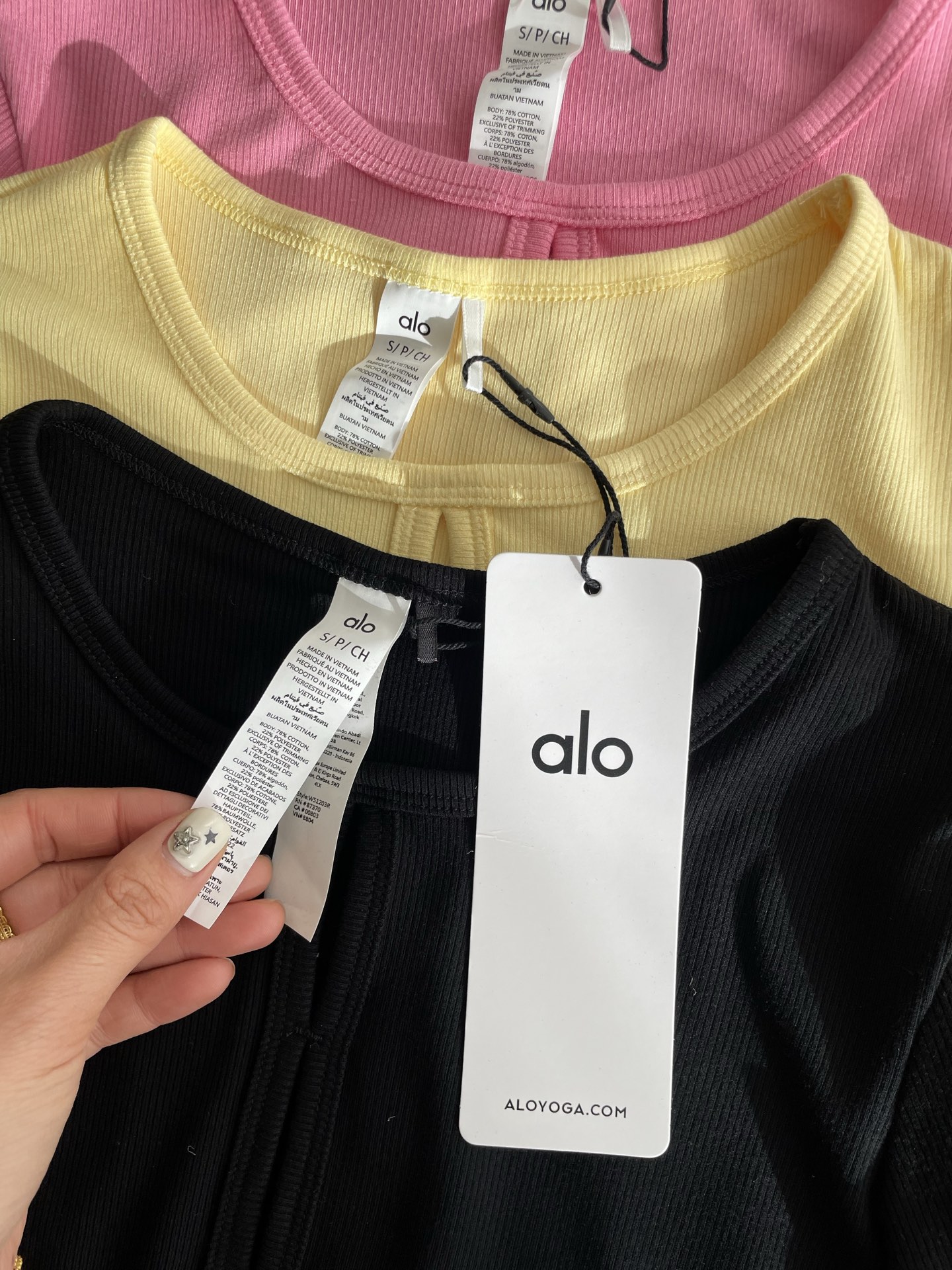 Alo long sleeve everyday pink yoga