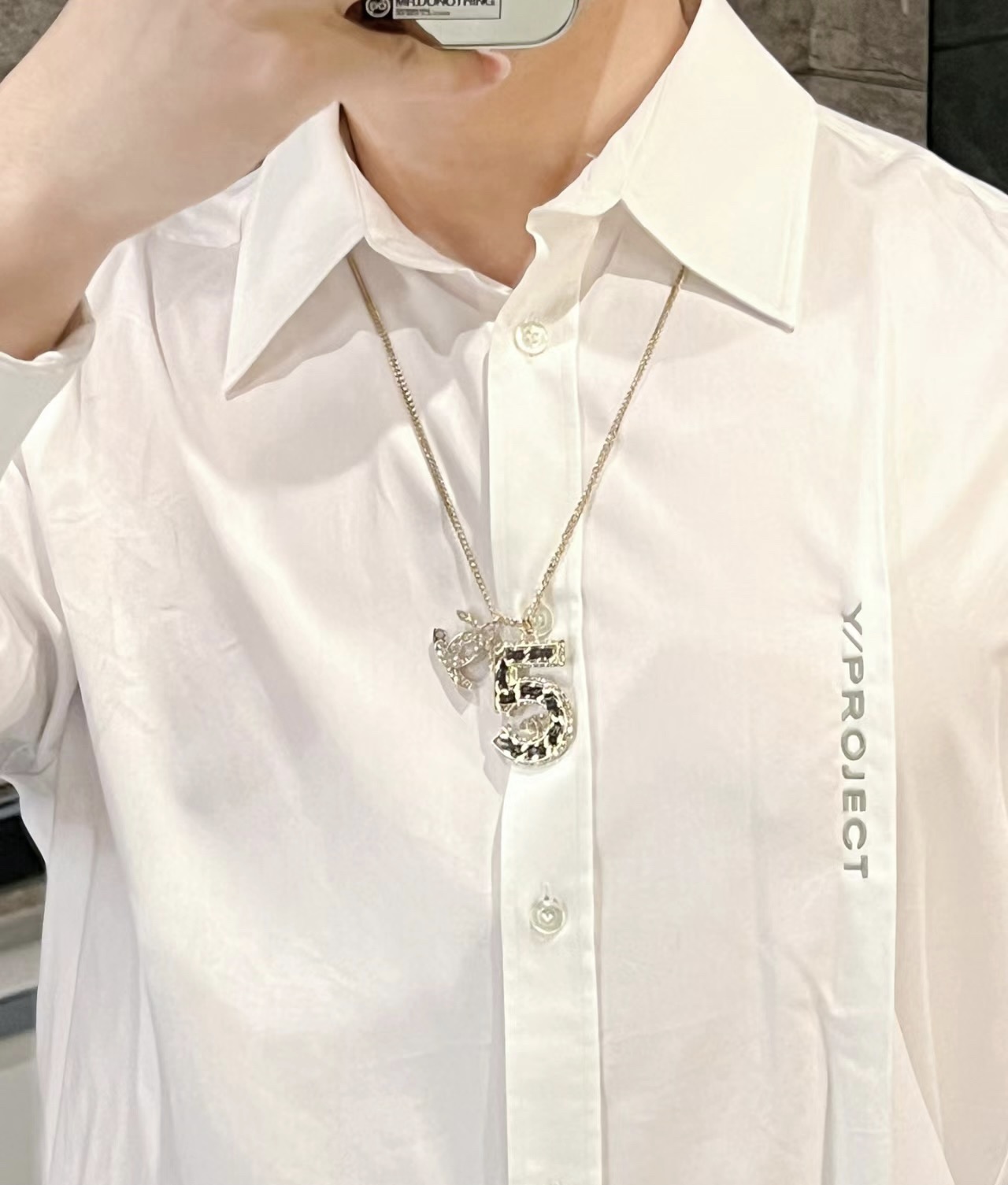 【新年礼物】💰120 香奈儿新款项链 皮穿链5号经典双c带钻项链毛衣链!