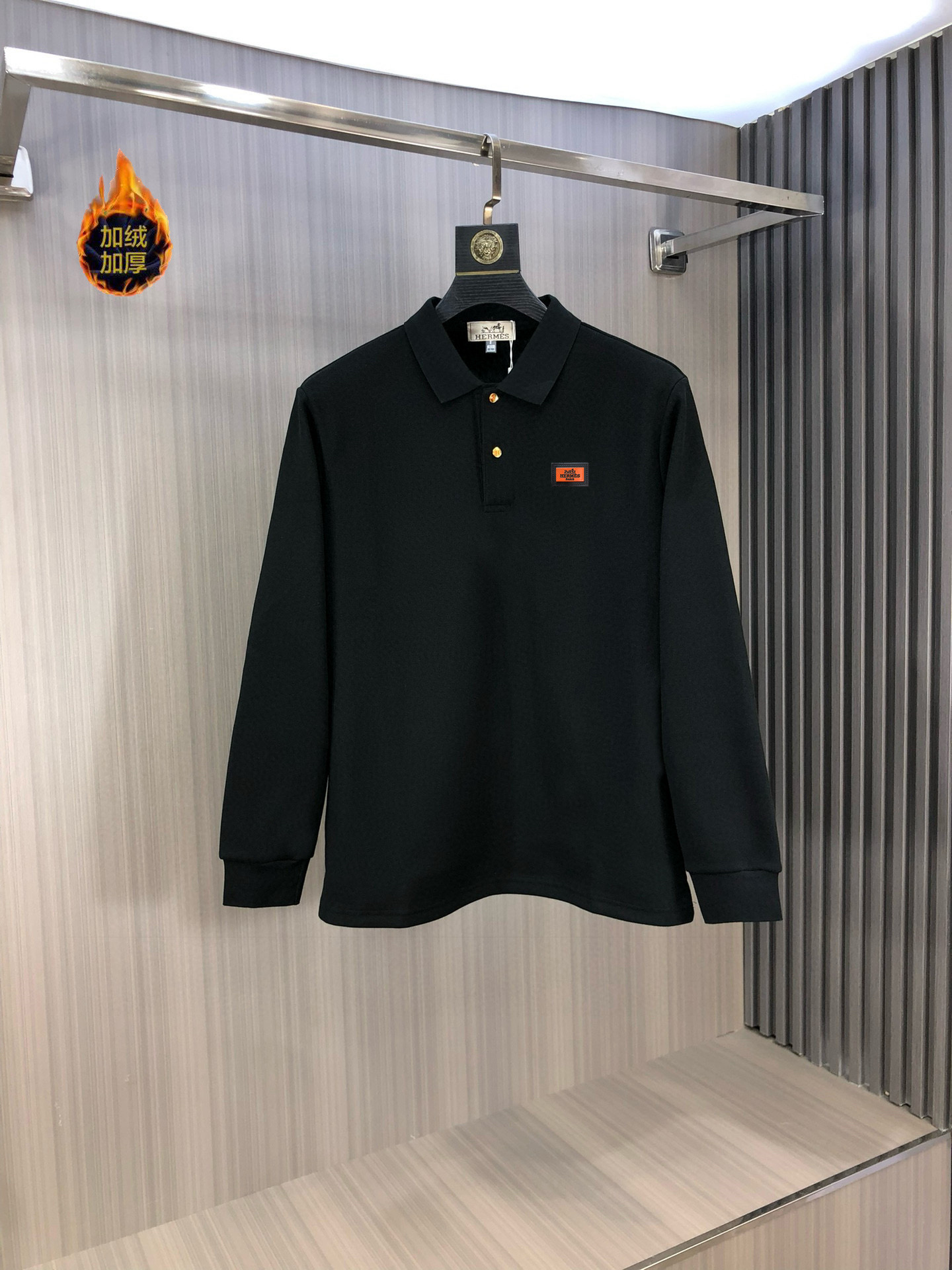 Later Exit Support: Stylish Embroidered Polo Shirt for Autumn 2024 - 图片 3