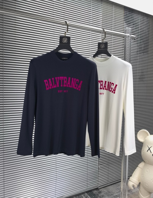Balenciaga Early Autumn 2025 Long Sleeve T-Shirt, Premium Cotton 1 Balenciaga Early Autumn 2025 Long Sleeve T-Shirt, Premium Cotton
