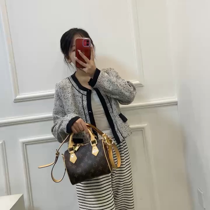 لويس فيتون LV Speedy عالي
 حقيبة حقيبة يد جلد البقر