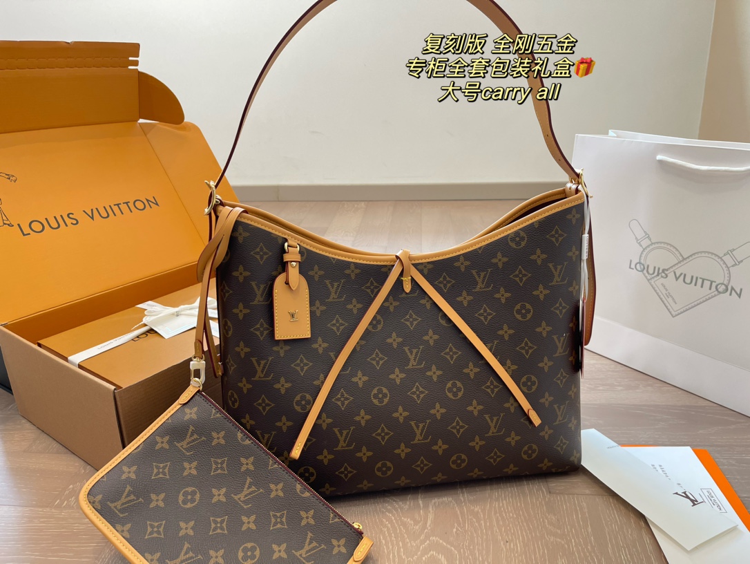 Louis Vuitton Handbags Tote Bags Canvas Vintage
