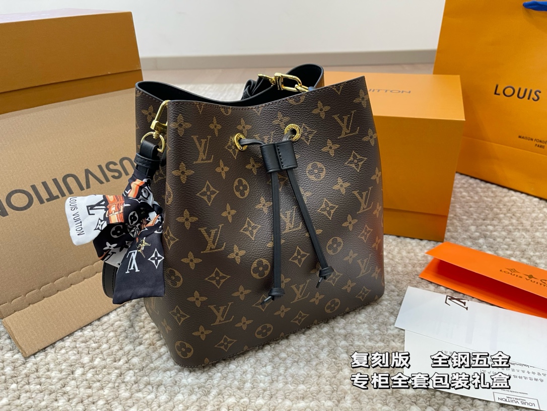 Chanel Tote Bag  Orange Gold Nylon