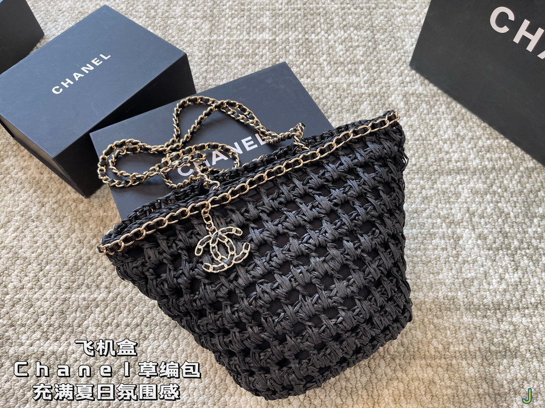 Chanel Bags Handbags Straw Woven Summer Collection