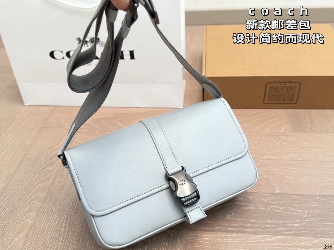Coach nuevo bolso de mensajero El diseño del bolso es simple y moderno Líneas suaves, elegante y atmosférico Adecuado t…