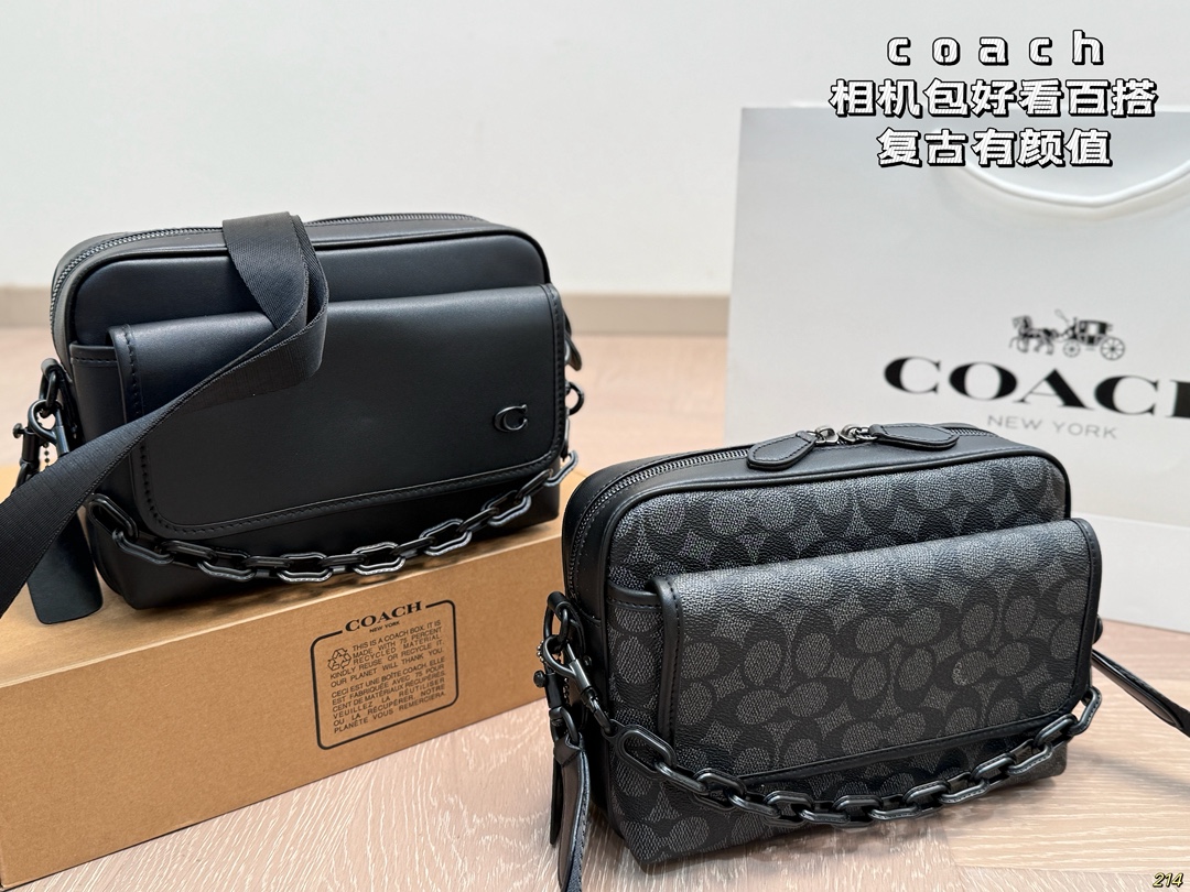 Coach bolso cámara Retro con apariencia atractiva, bonito y versátil Casual pero elegante Simplemente hermoso Tamaño: 2…