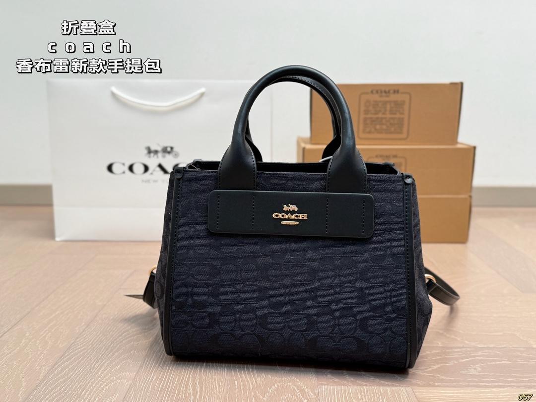 Bolso de mano Coach plegable con estampado de champán en 3 colores, belleza y funcionalidad, imprescindible para el est…