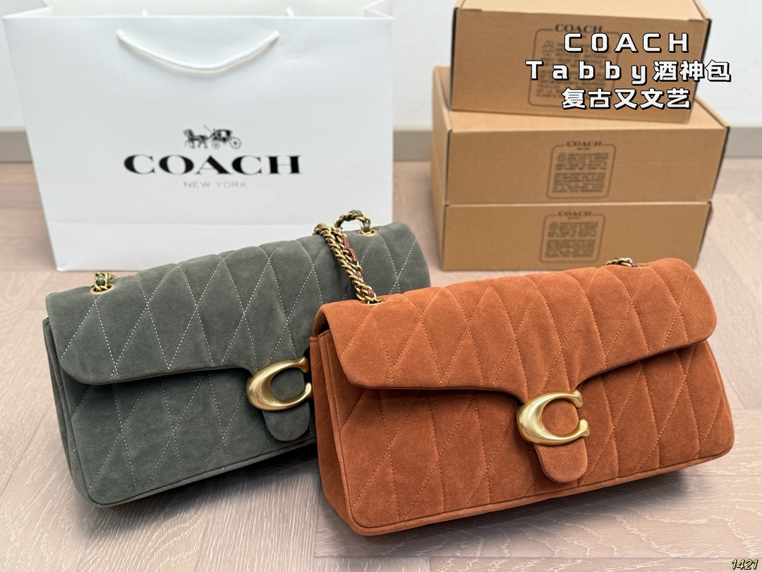 Caja incluida Coach Tabby bolso Dioni, no solo práctico y versátil, sino también muy característico, bastante atractivo…