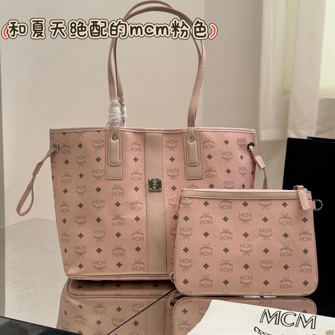 ¥140 (sin caja) tamaño: 36*29cm (grande) MC bolso de compras nuevo, simple bolso de compras MCM 🛍️! ¡Todos son increíb…