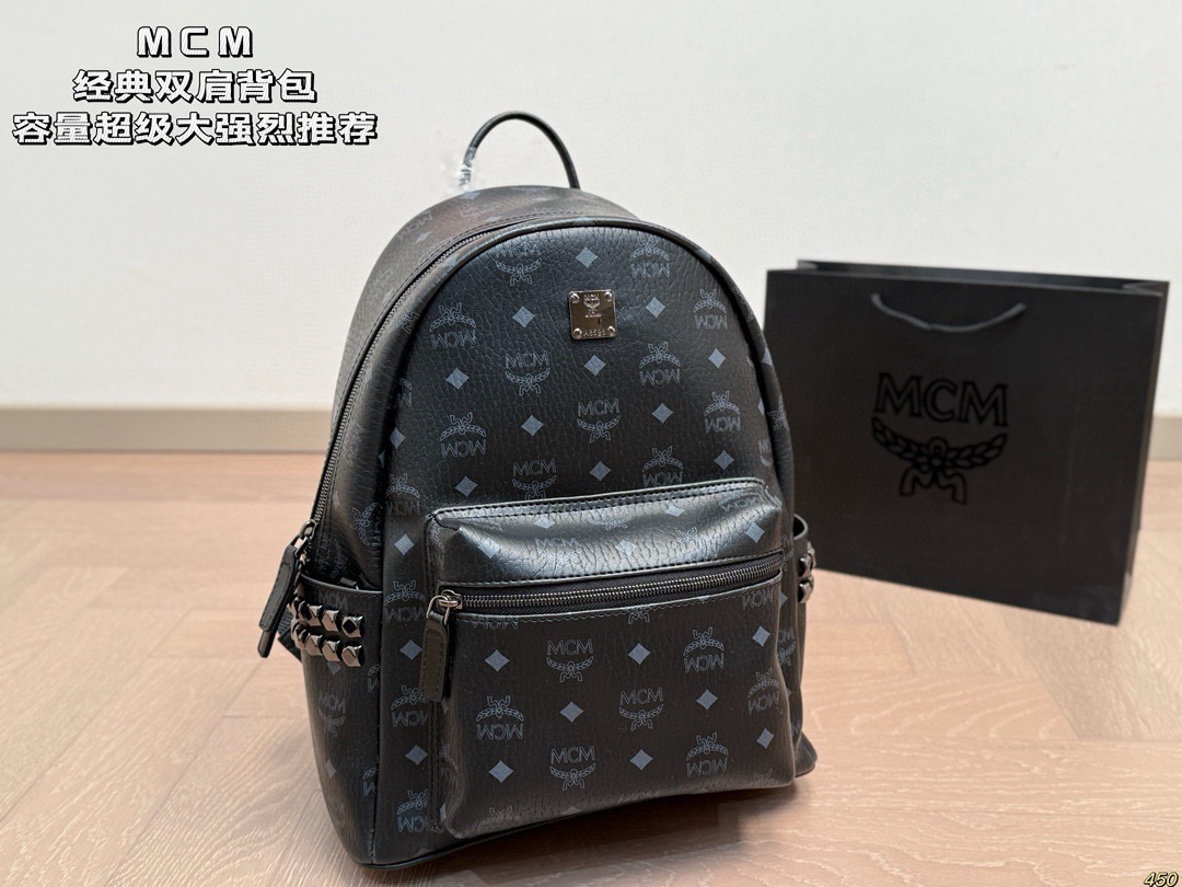 ¥160 MCM♥ Mochila, súper práctica, muy versátil y súper conveniente, capacidad súper grande, muy recomendada ✨, estampa…