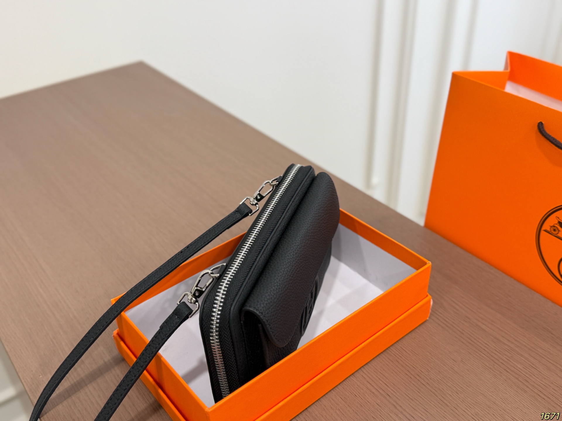 Hermes Black crossbody everyday