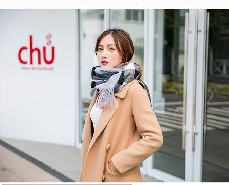 P。burberry。永不过时的万年款，巴宝莉经典【大格披肩】品质手感好到不行！羊毛加羊绒！！高尖端产物