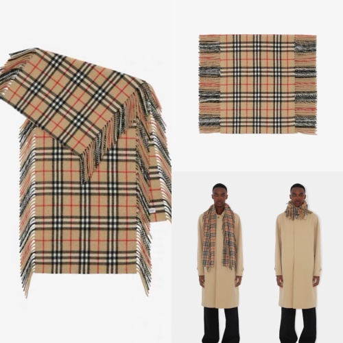 Burberry Check Cashmere Scarf with Tassels, 155x30cm, for Women and Men 1 Burberry Check Cashmere Scarf with Tassels, 155x30cm, for Women and Men