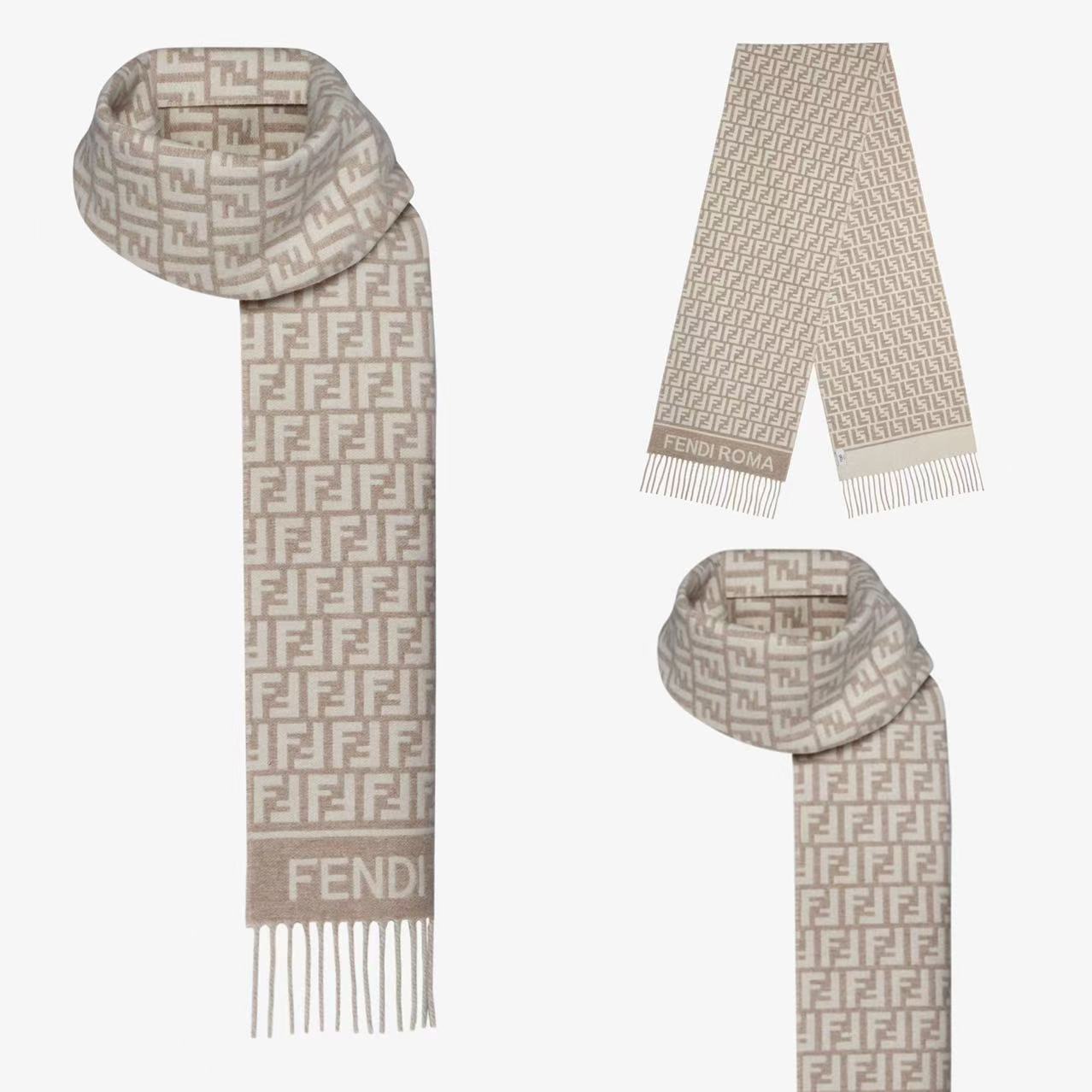 。F家。免代购！极品！Fendi今年最火的围巾！全世界都在抢的老花FF字母款！主打的限量大极品！专柜也是