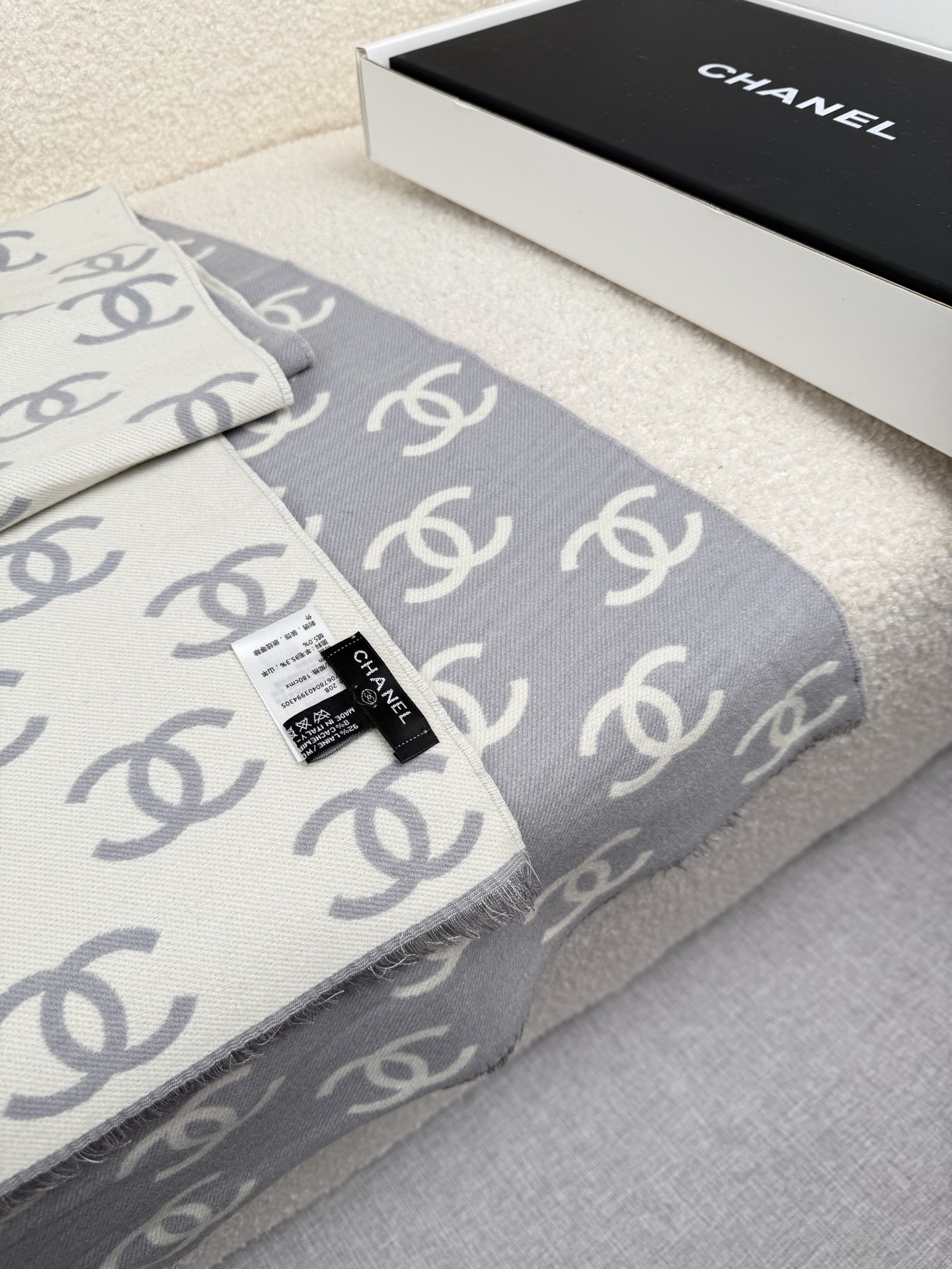 💰。C家。【灰白】【高版！专柜1:1原版复刻！！】认准专柜标！品质1:1保证产品质量！！真香系列！cha