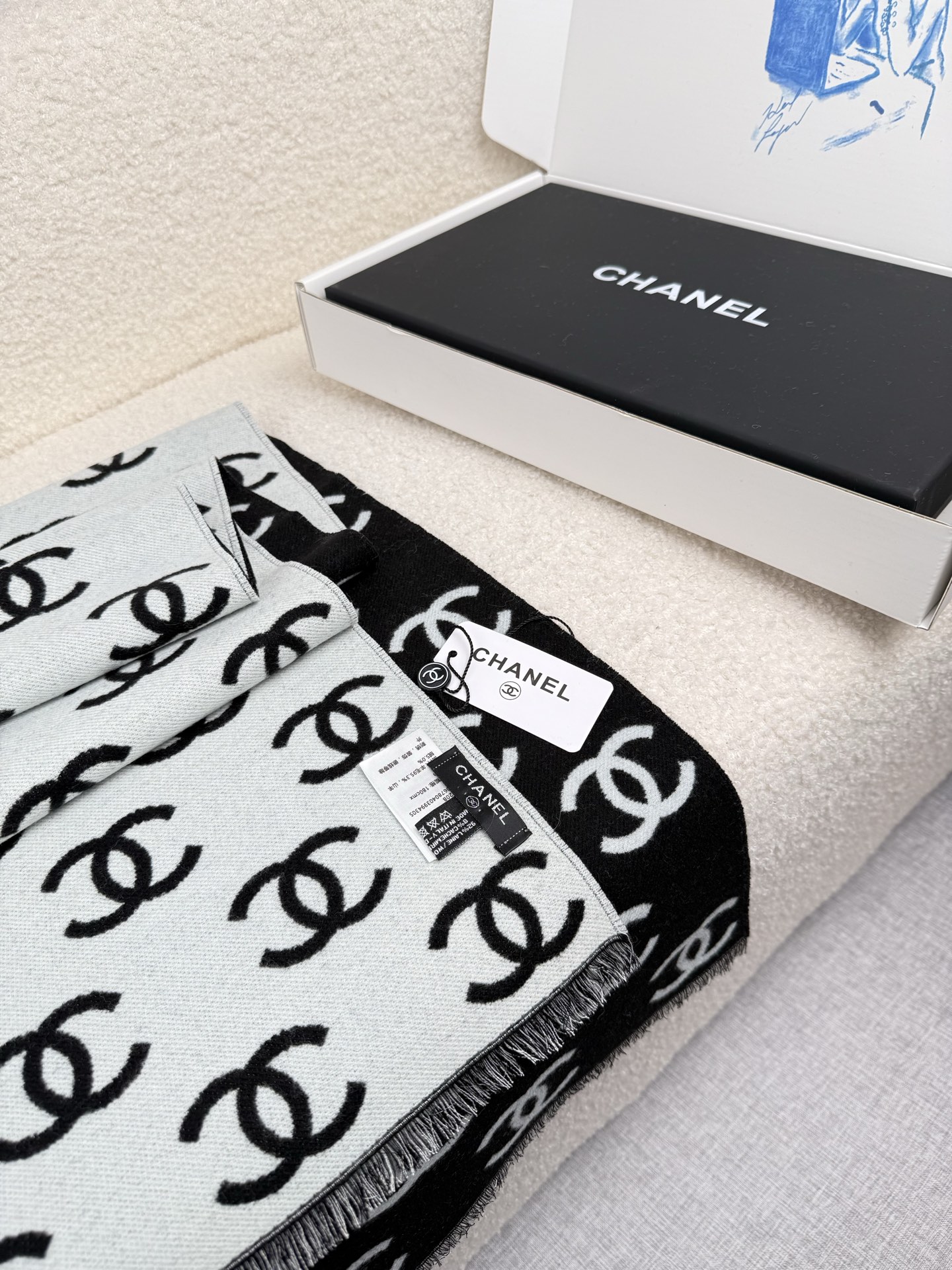 💰。C家。【黑白】【高版！专柜1:1原版复刻！！】认准专柜标！品质1:1保证产品质量！！真香系列！cha