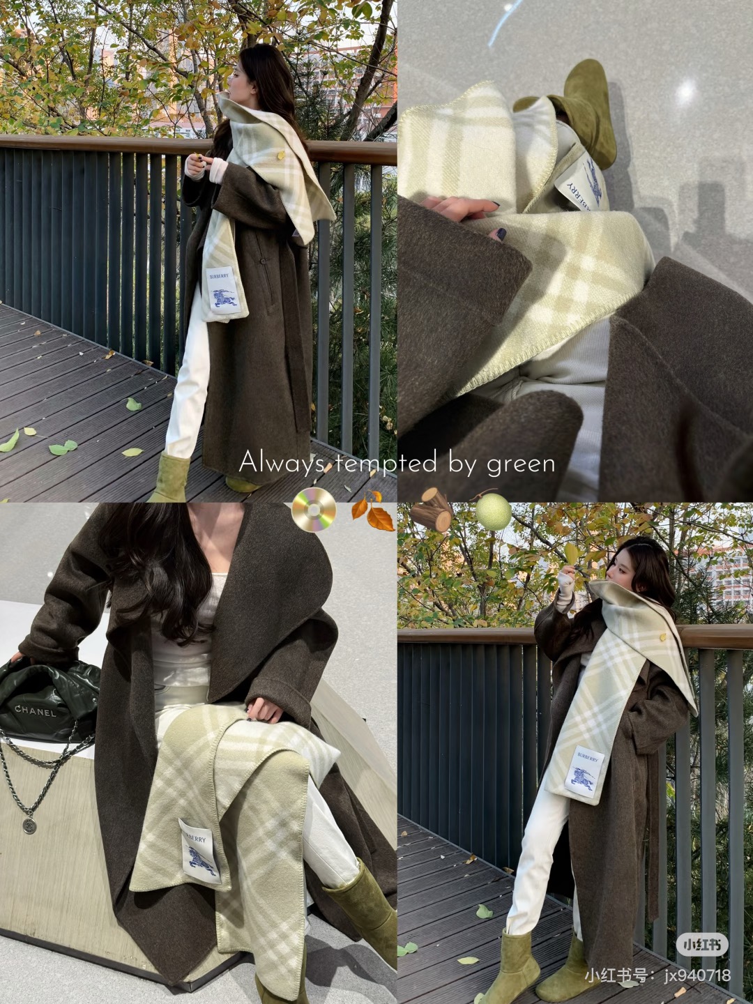 P。B家。【锯齿状车线版】低调的奢侈感❗️极品柔美精英高手级别的时髦感围巾❗️这款Burberry羊绒羊