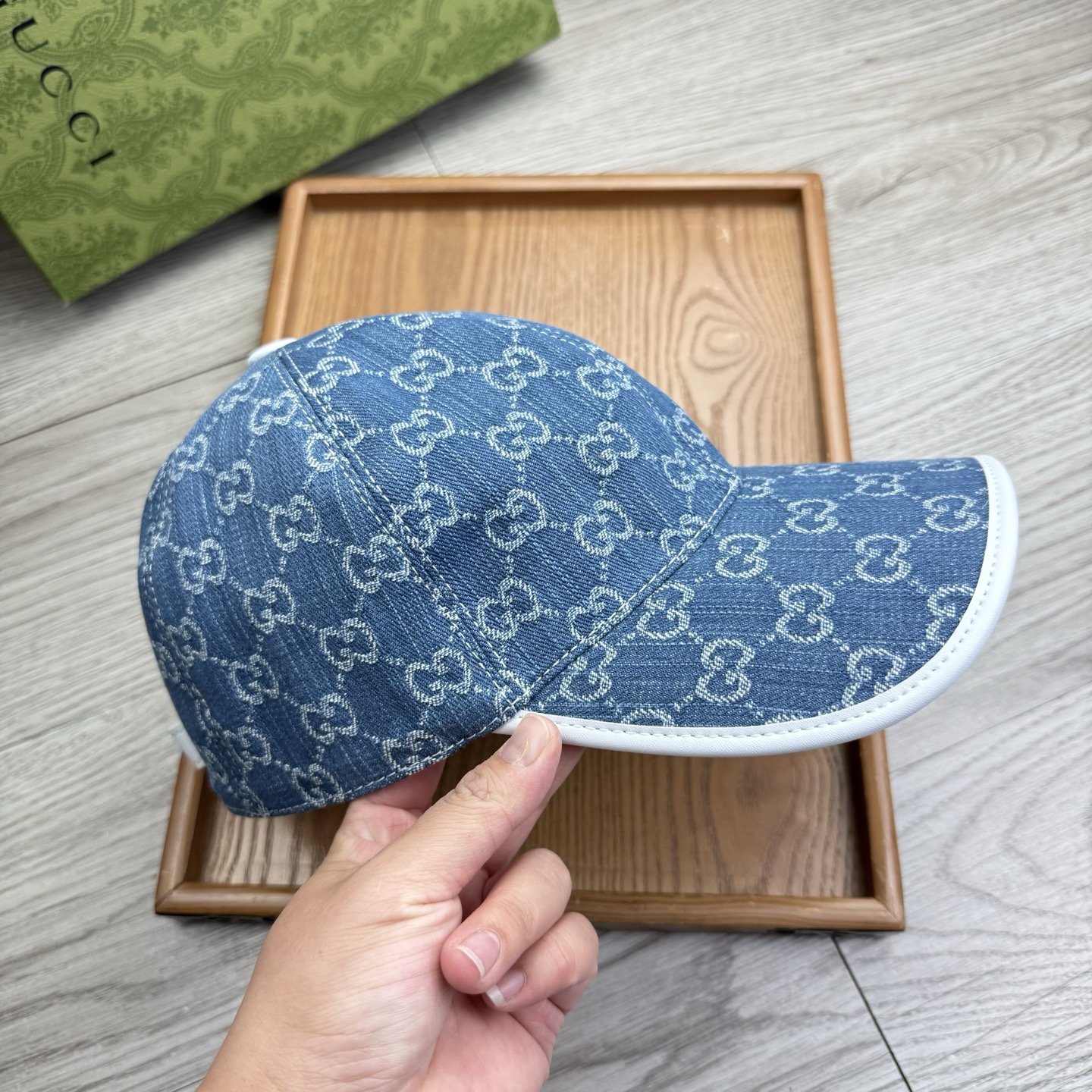 🌹。G家。【超A品质-配透明防尘袋】最新款！时尚潮流，高端做工！每一个帽子都是用心之作！牛津材质！头层牛皮！配盒子、防尘