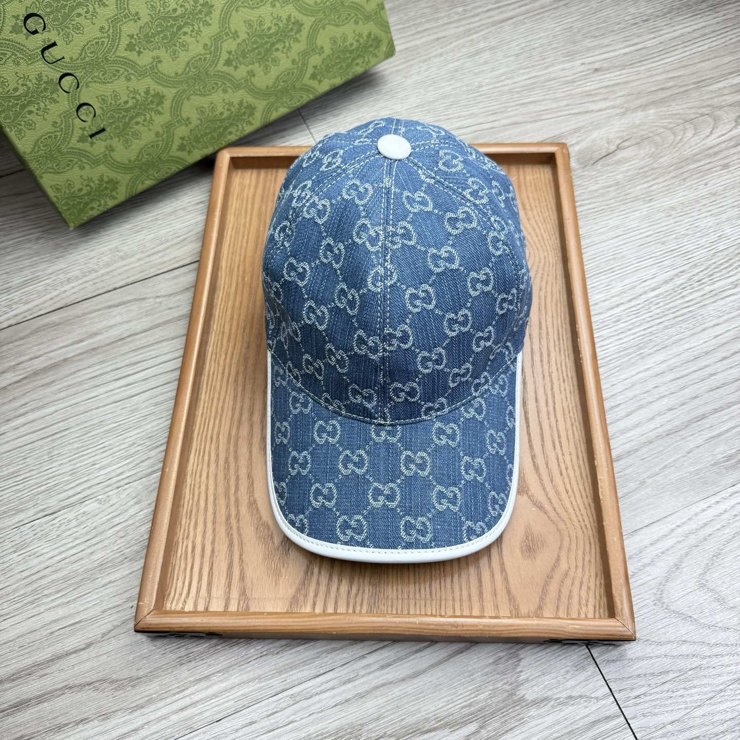 🌹。G家。【超A品质-配透明防尘袋】最新款！时尚潮流，高端做工！每一个帽子都是用心之作！牛津材质！头层牛皮！配盒子、防尘