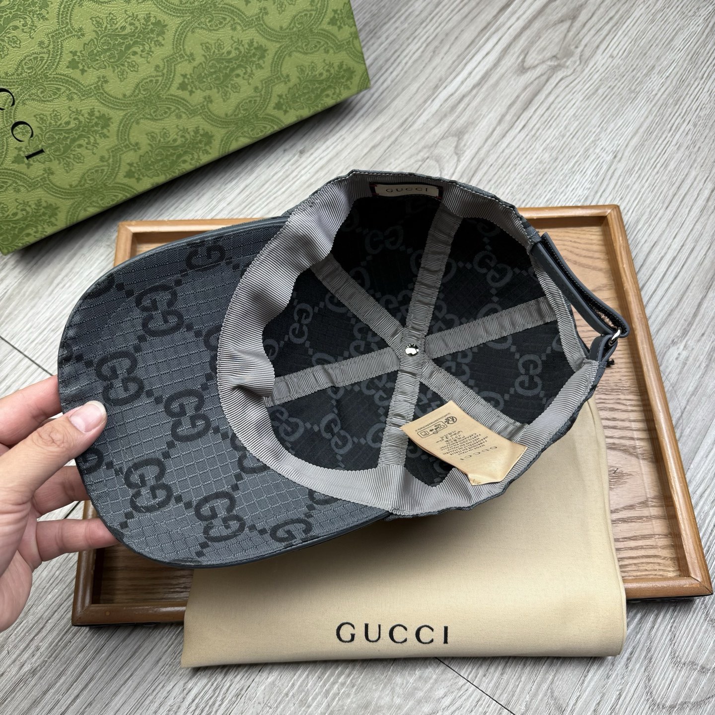 🌹。G家。【原版原色里布】【1:1开模定制棒球帽】原版内里原版标！带原版编码！专柜最新款！原厂布料！细节