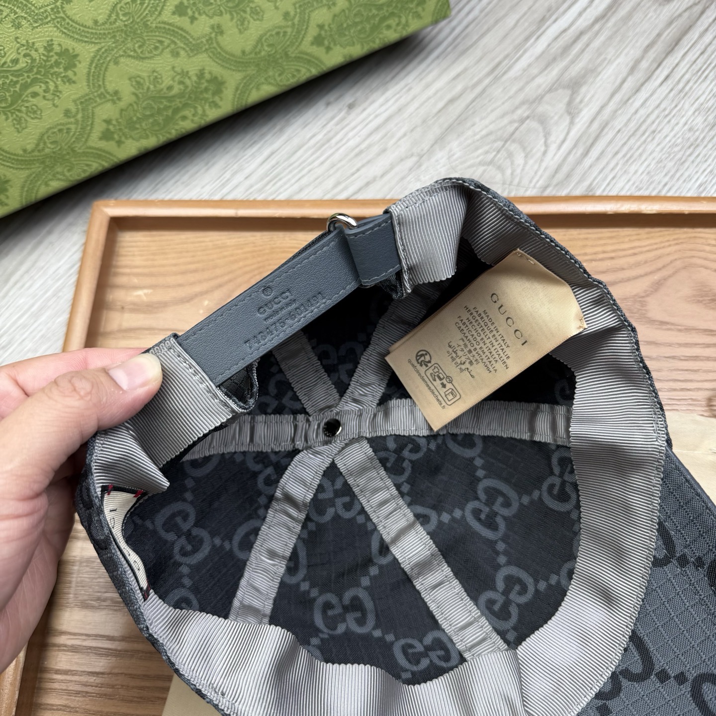 🌹。G家。【原版原色里布】【1:1开模定制棒球帽】原版内里原版标！带原版编码！专柜最新款！原厂布料！细节