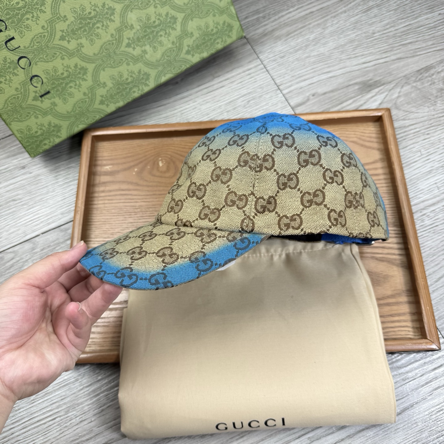 🌹。G家。【提花里布】【1:1开模定制棒球帽】原版内里原版标！带原版编码！专柜最新款！原厂布料！细节堪称
