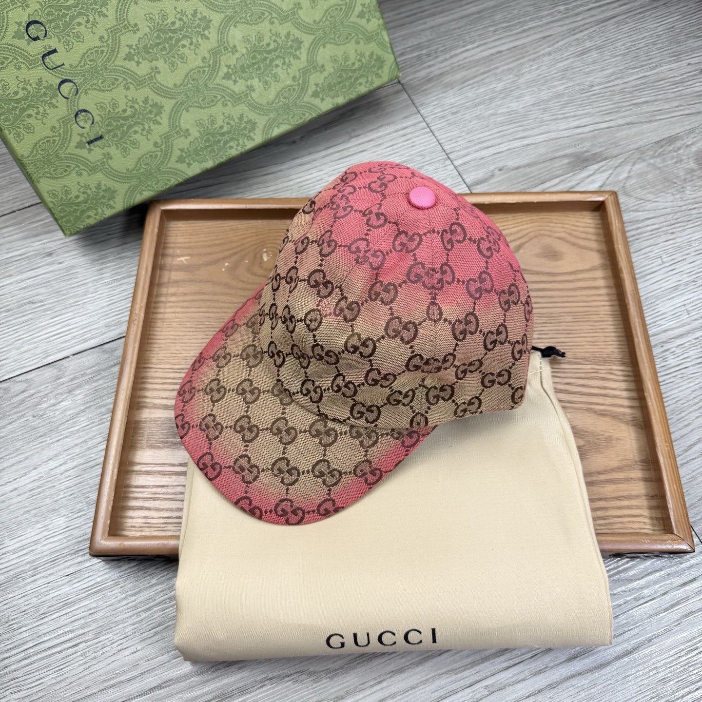 🌹。G家。【提花里布】【1:1开模定制棒球帽】原版内里原版标！带原版编码！专柜最新款！原厂布料！细节堪称