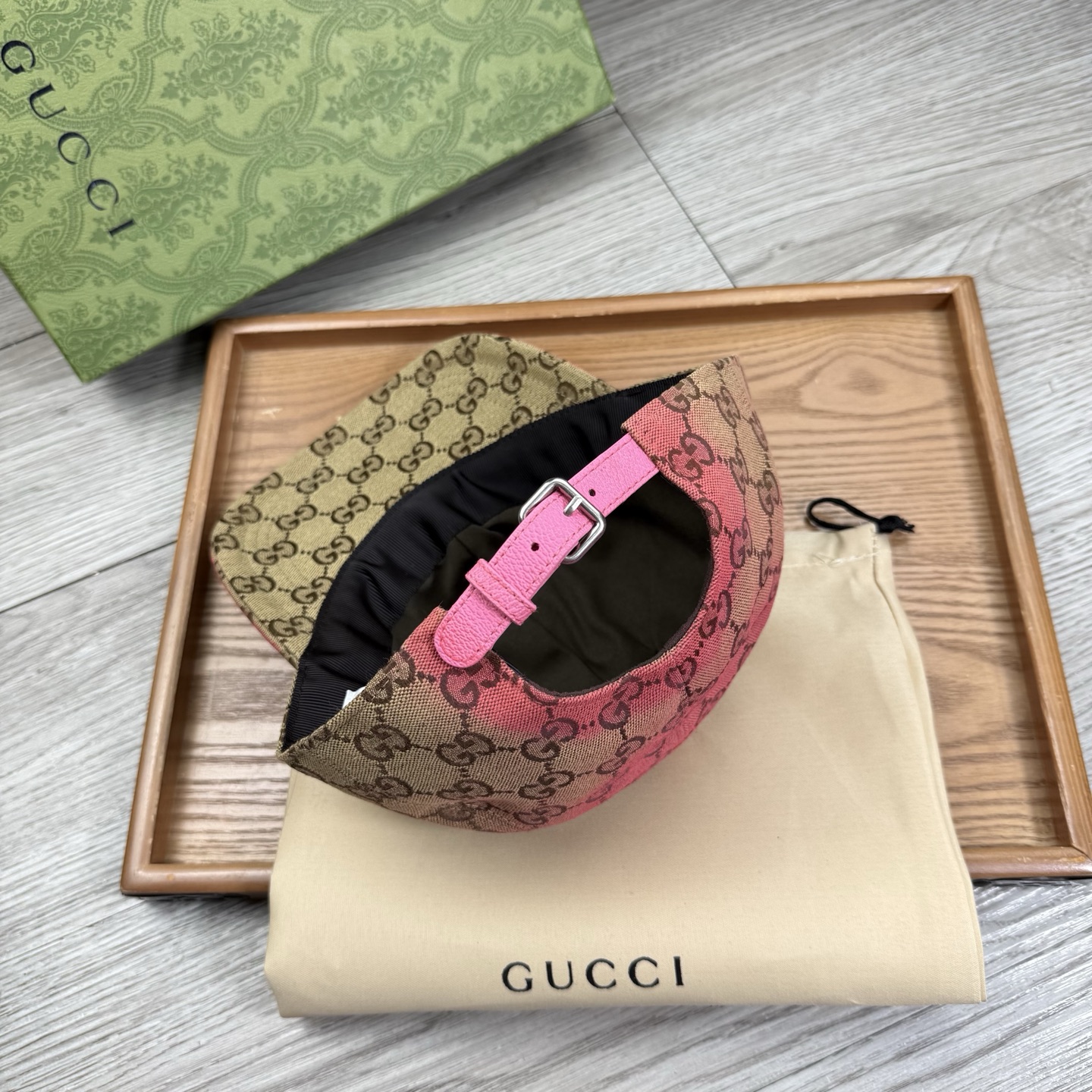 🌹。G家。【提花里布】【1:1开模定制棒球帽】原版内里原版标！带原版编码！专柜最新款！原厂布料！细节堪称