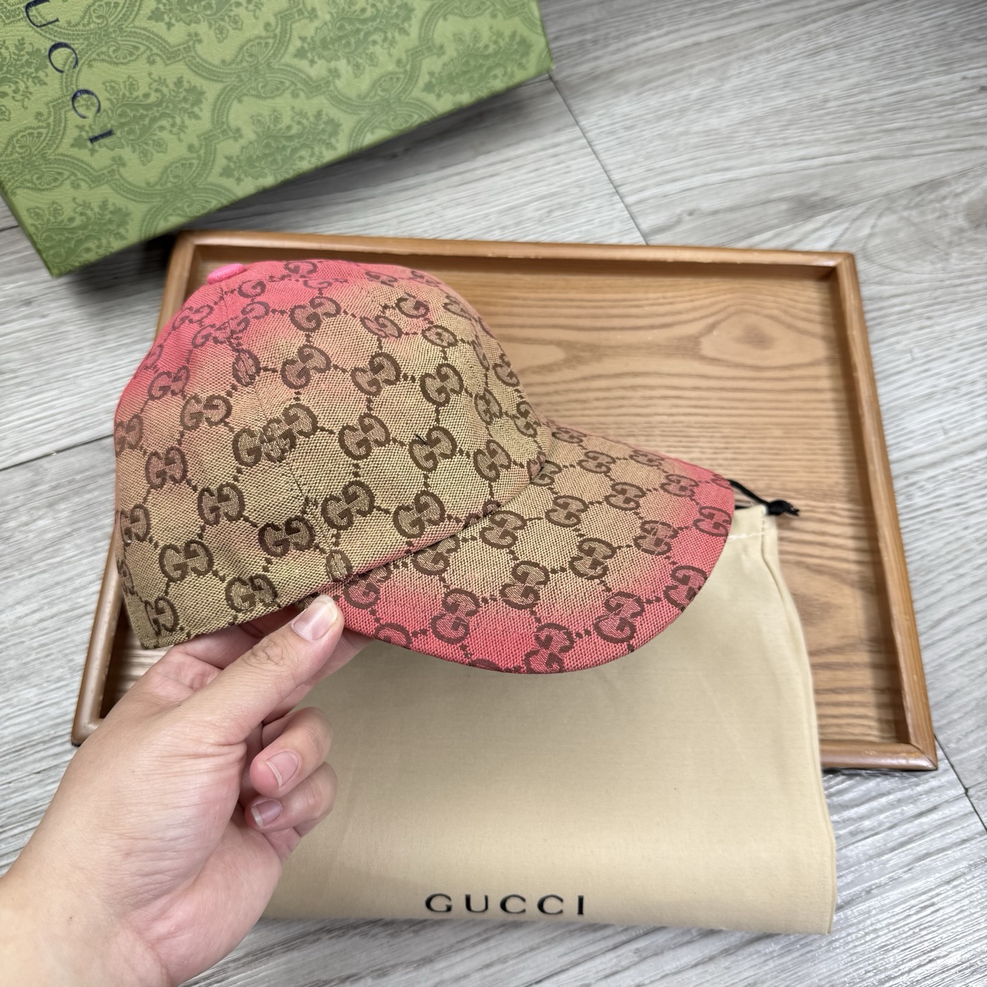 🌹。G家。【提花里布】【1:1开模定制棒球帽】原版内里原版标！带原版编码！专柜最新款！原厂布料！细节堪称