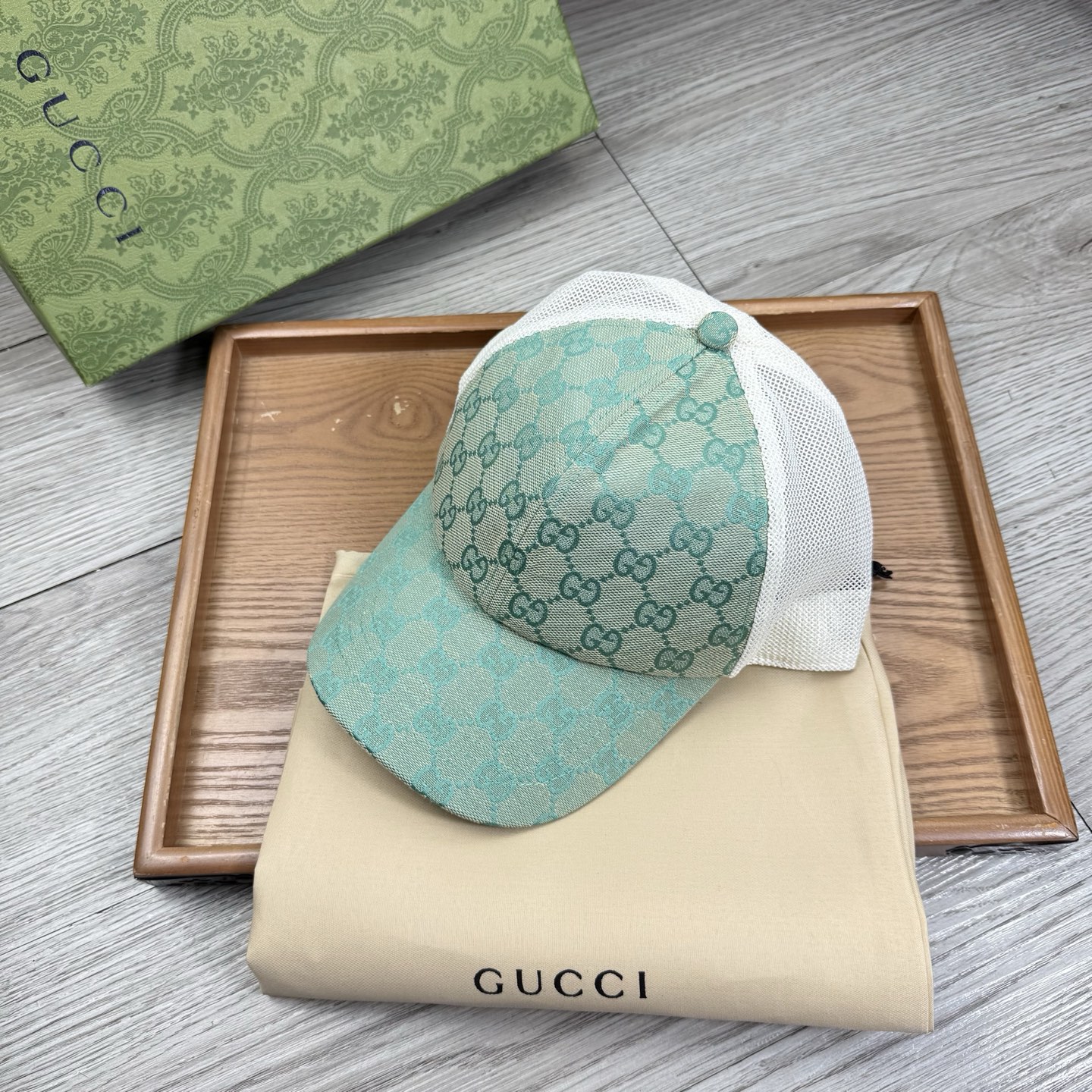 🌹。G家。【提花里布】【1:1开模定制棒球帽】原版内里原版标！带原版编码！专柜最新款！原厂布料！细节堪称