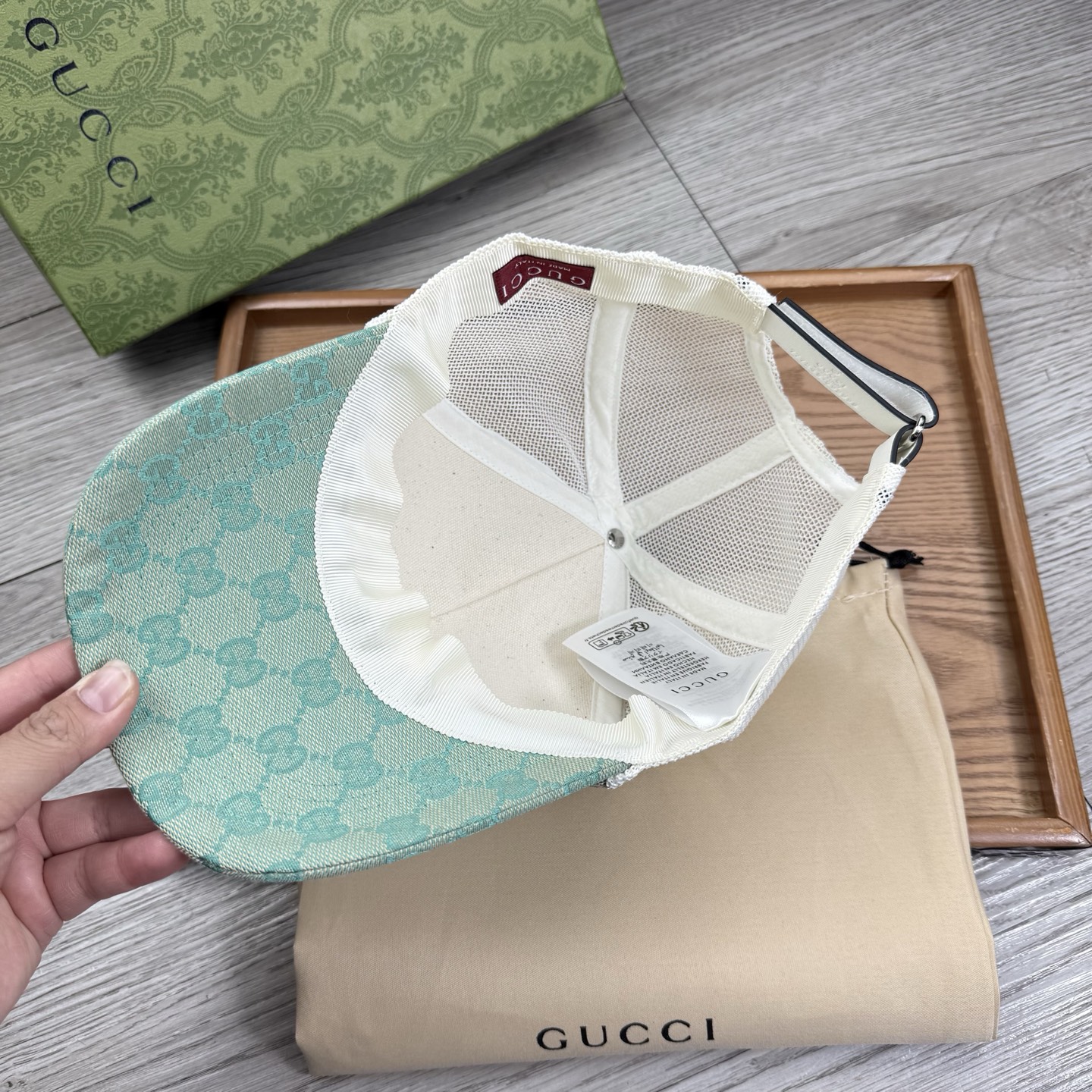🌹。G家。【提花里布】【1:1开模定制棒球帽】原版内里原版标！带原版编码！专柜最新款！原厂布料！细节堪称