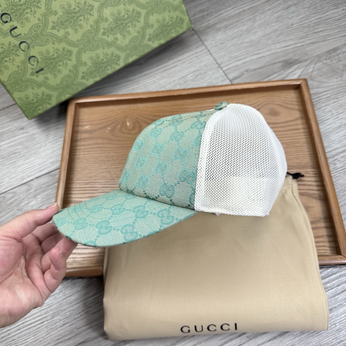 🌹。G家。【提花里布】【1:1开模定制棒球帽】原版内里原版标！带原版编码！专柜最新款！原厂布料！细节堪称