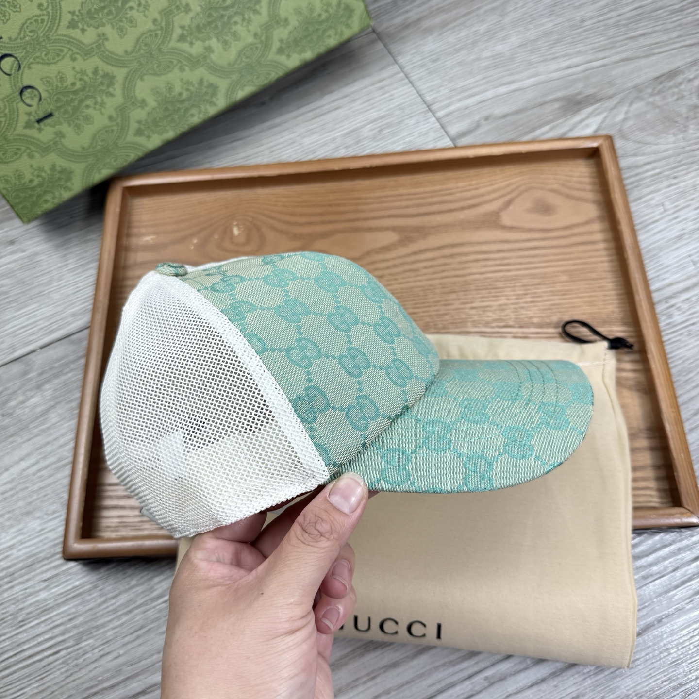 🌹。G家。【提花里布】【1:1开模定制棒球帽】原版内里原版标！带原版编码！专柜最新款！原厂布料！细节堪称