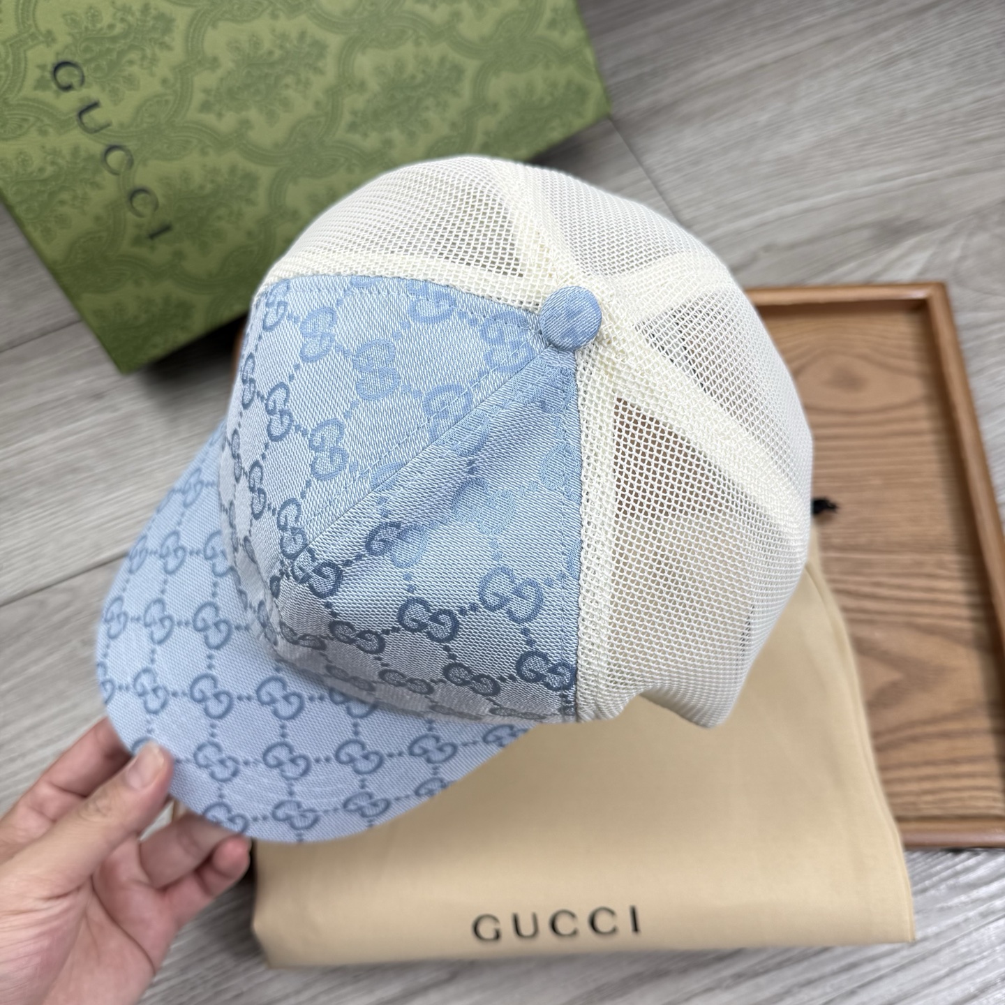 🌹。G家。【提花里布】【1:1开模定制棒球帽】原版内里原版标！带原版编码！专柜最新款！原厂布料！细节堪称