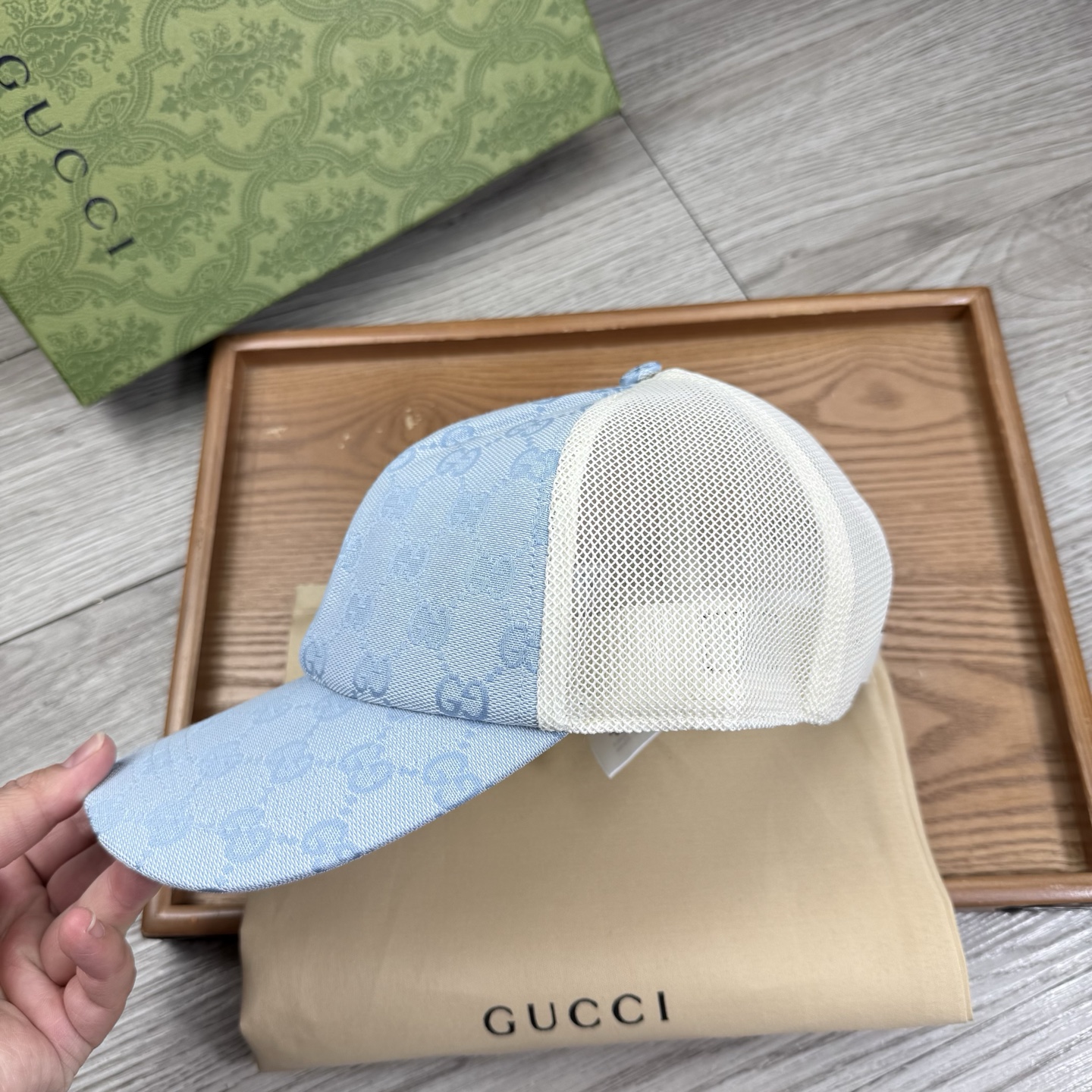 🌹。G家。【提花里布】【1:1开模定制棒球帽】原版内里原版标！带原版编码！专柜最新款！原厂布料！细节堪称