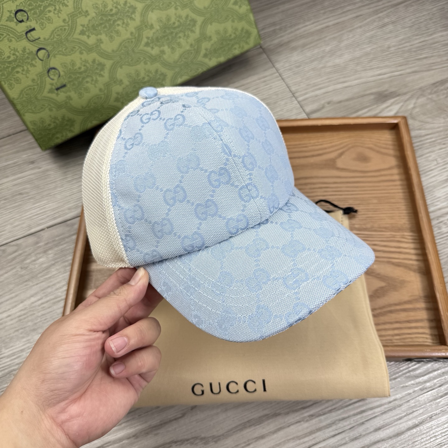 🌹。G家。【提花里布】【1:1开模定制棒球帽】原版内里原版标！带原版编码！专柜最新款！原厂布料！细节堪称