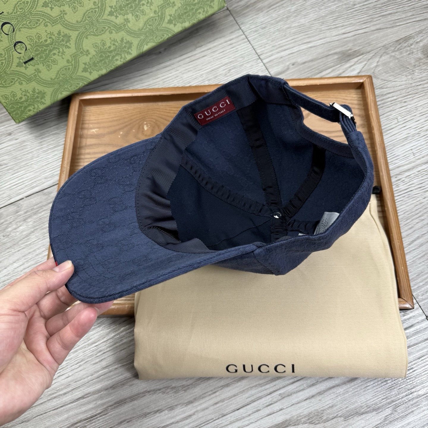 🌹。G家。【提花里布】【1:1开模定制棒球帽】原版内里原版标！带原版编码！专柜最新款！原厂布料！细节堪称
