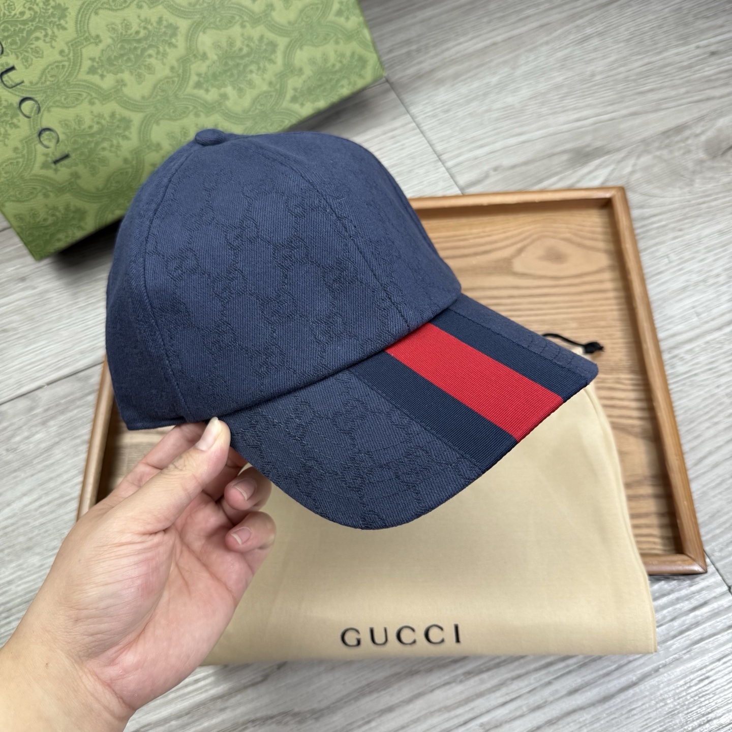 🌹。G家。【提花里布】【1:1开模定制棒球帽】原版内里原版标！带原版编码！专柜最新款！原厂布料！细节堪称