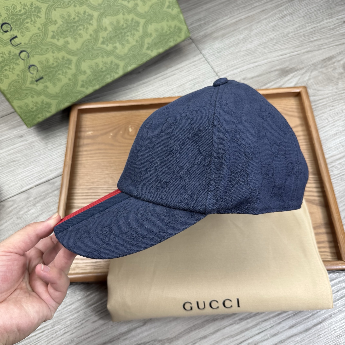 🌹。G家。【提花里布】【1:1开模定制棒球帽】原版内里原版标！带原版编码！专柜最新款！原厂布料！细节堪称