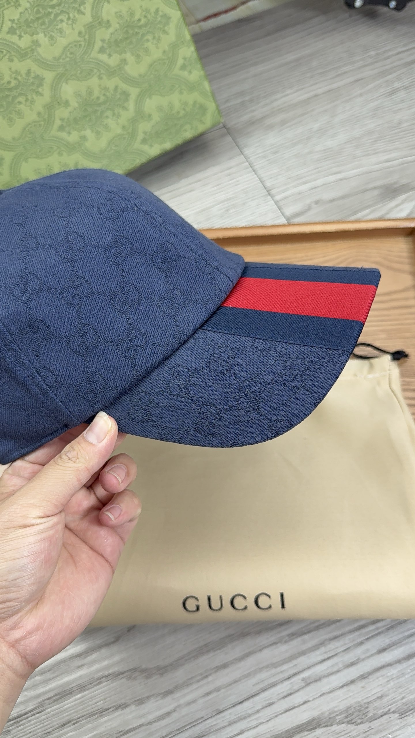 🌹。G家。【提花里布】【1:1开模定制棒球帽】原版内里原版标！带原版编码！专柜最新款！原厂布料！细节堪称