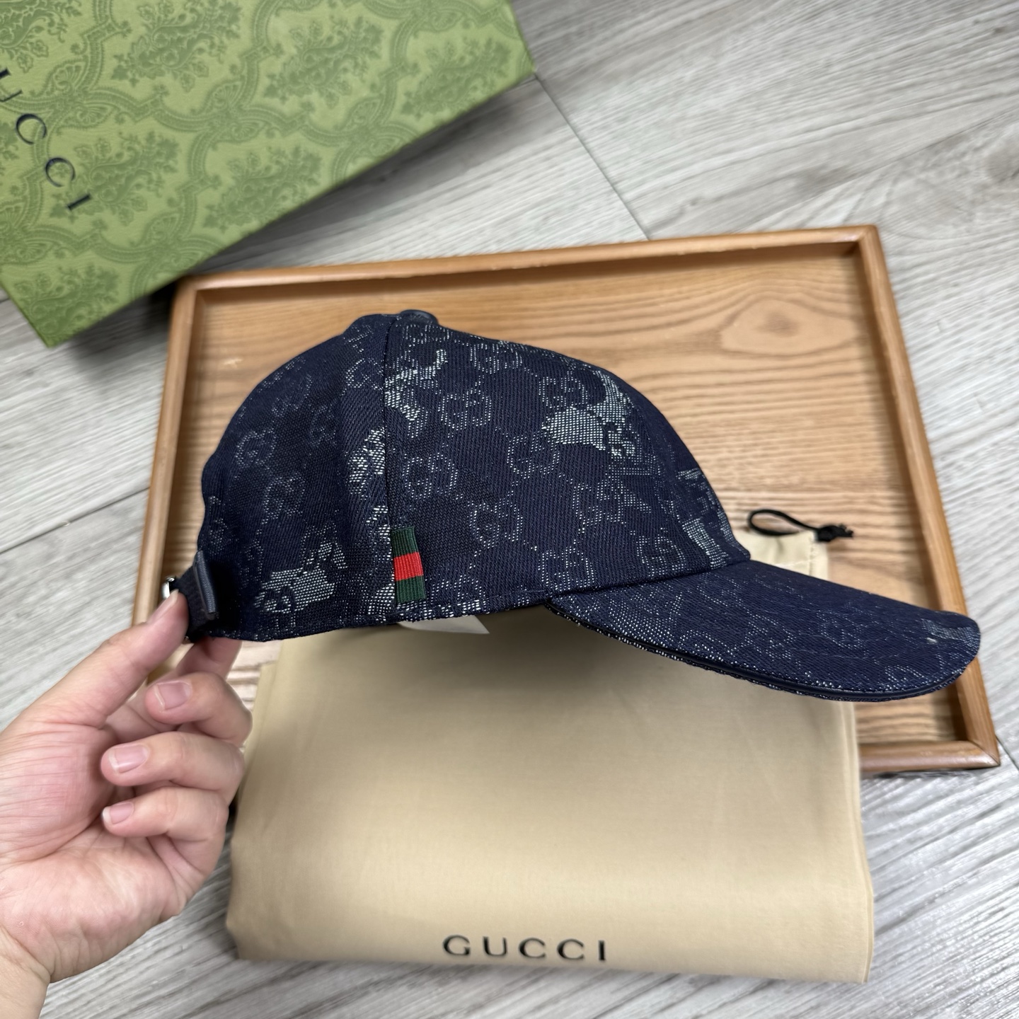 🌹。G家。【提花里布】【1:1开模定制棒球帽】原版内里原版标！带原版编码！专柜最新款！原厂布料！细节堪称