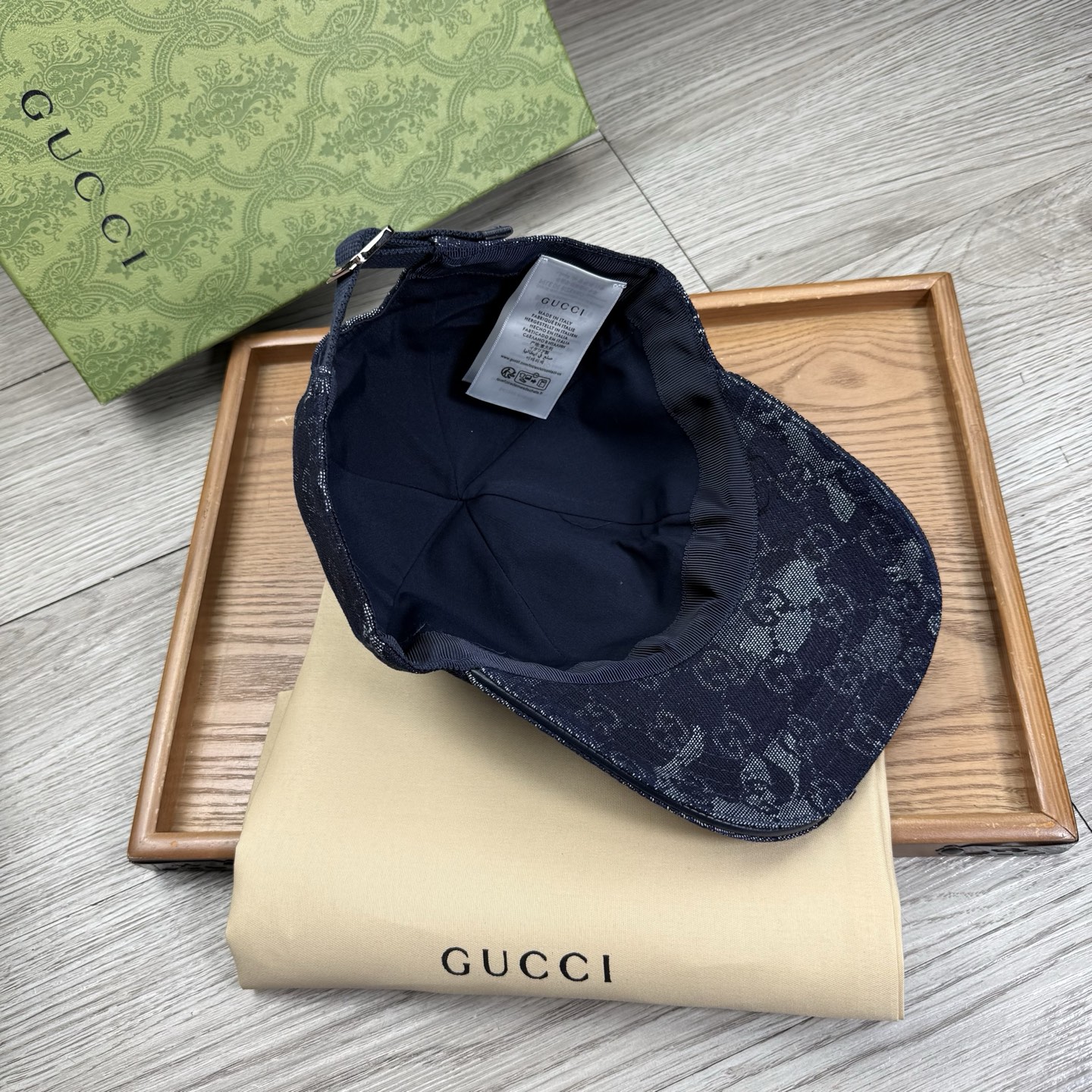 🌹。G家。【提花里布】【1:1开模定制棒球帽】原版内里原版标！带原版编码！专柜最新款！原厂布料！细节堪称